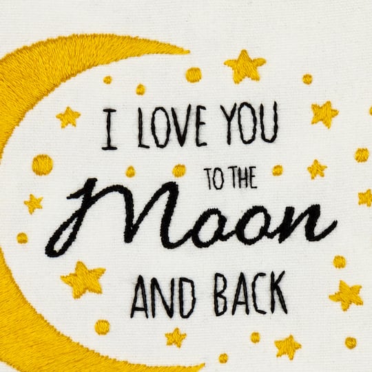 Thea Gouverneur Since 1959® I Love You to the Moon and Back Embroidery Kit
